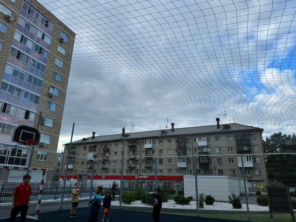 Заградительная сетка для площадки